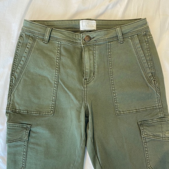 Caslon Olive Green Utility Pants Size 28 - Picture 5 of 9
